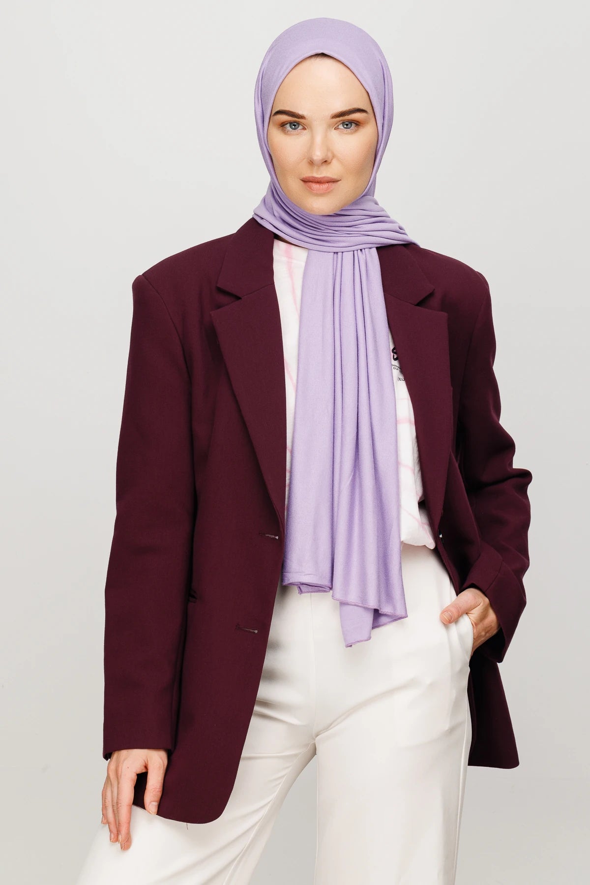 Penye Şal - Lila