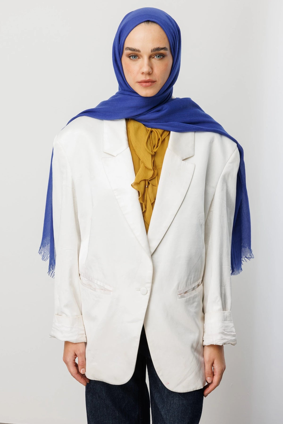 Dubai Şal - Indigo