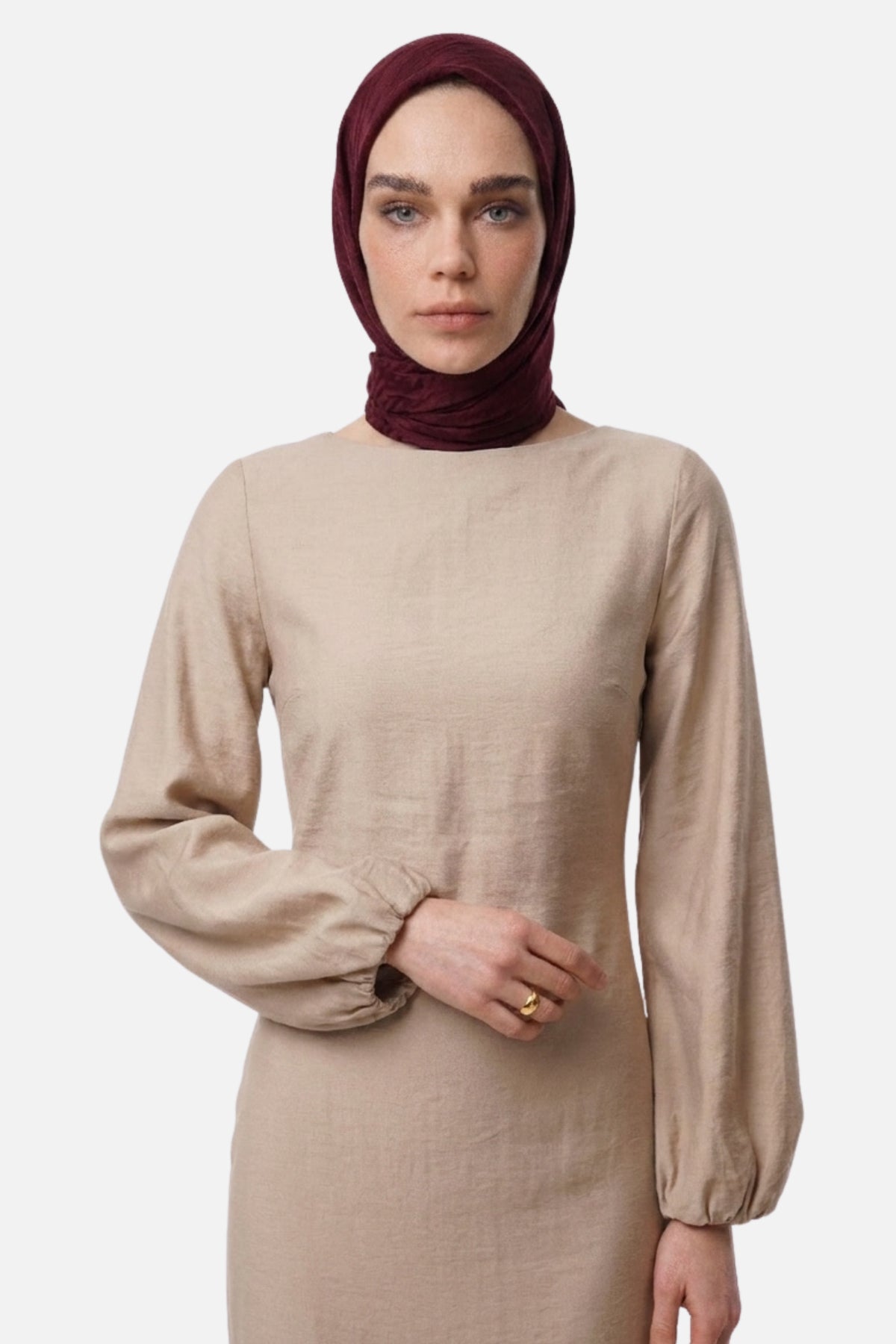 Grove Desen Ayrobin Jakar Eşarp - Bordo