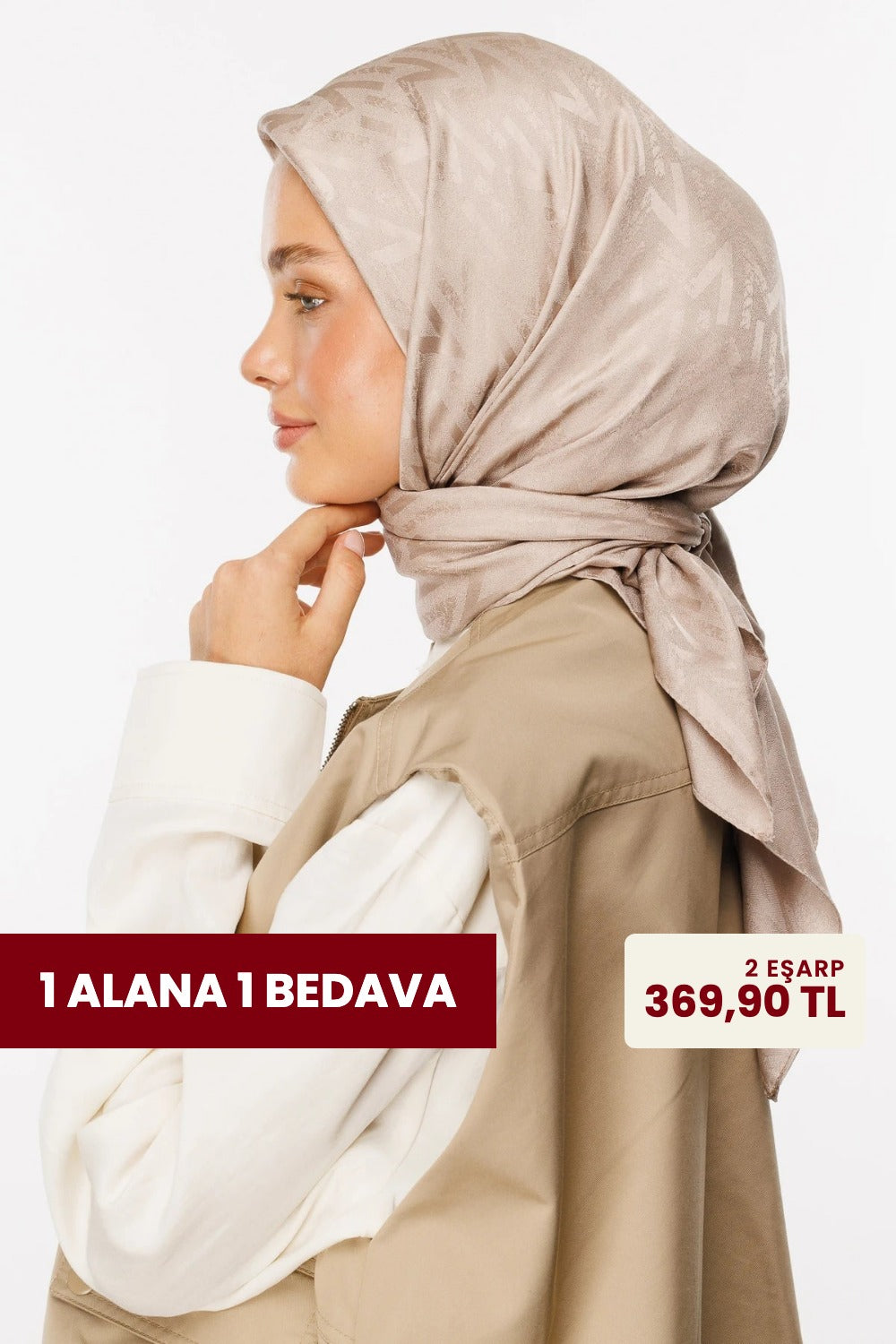 Luxury Jakar Eşarp — 1 alana 1 bedava