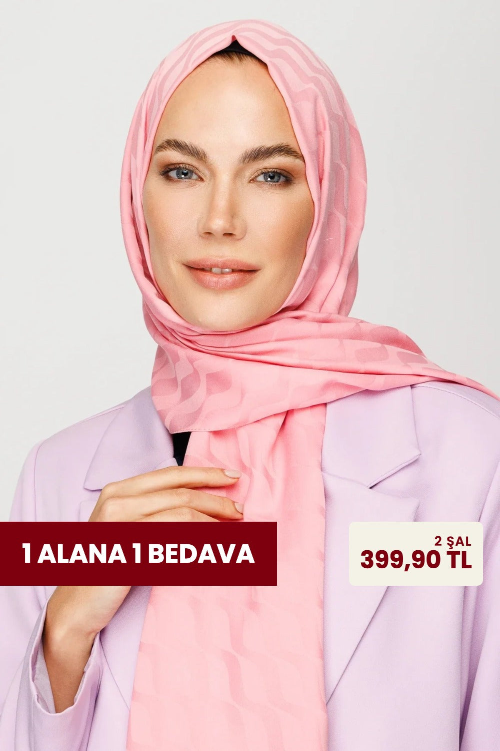 İpeksi Jakar Şal — 1 alana 1 bedava