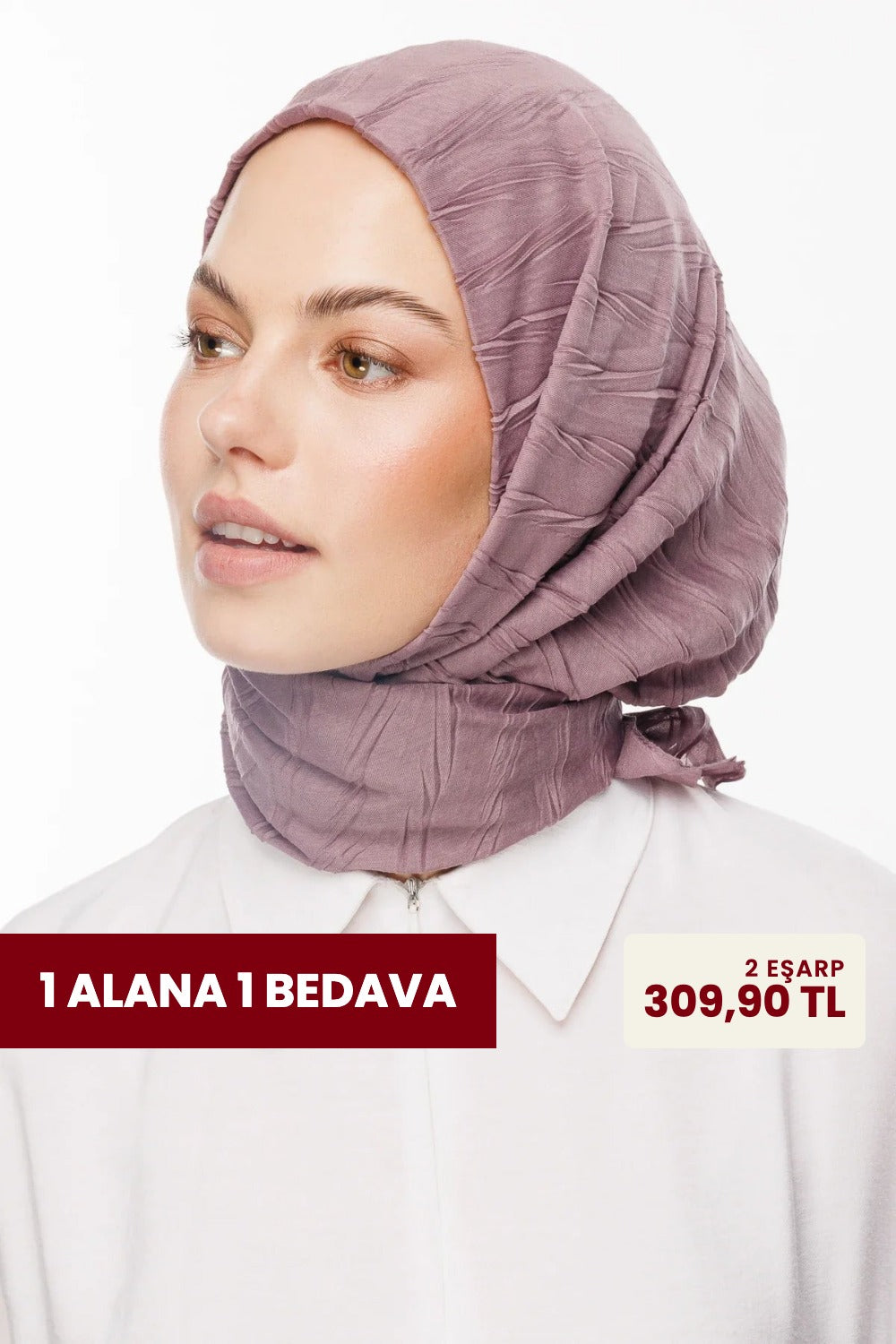 Piliseli Bambu Eşarp — 1 alana 1 bedava