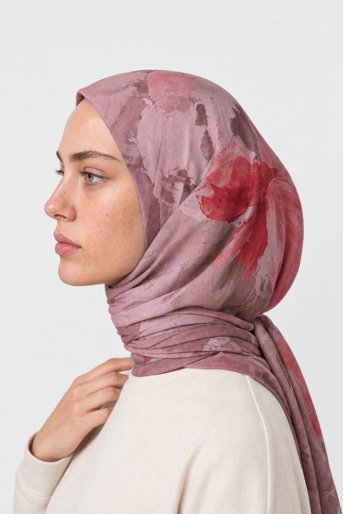 Botanica Neo Crash Eşarp - Bordo