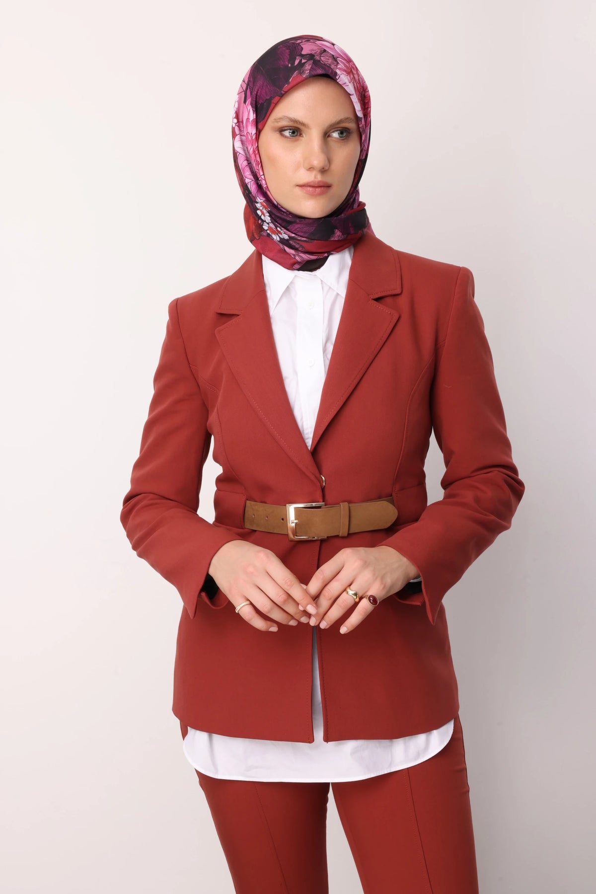 Floren Desen Pamuk Eşarp