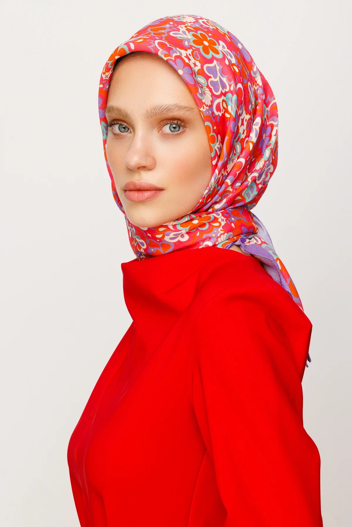 Daisy Desen Dijital Soft Eşarp