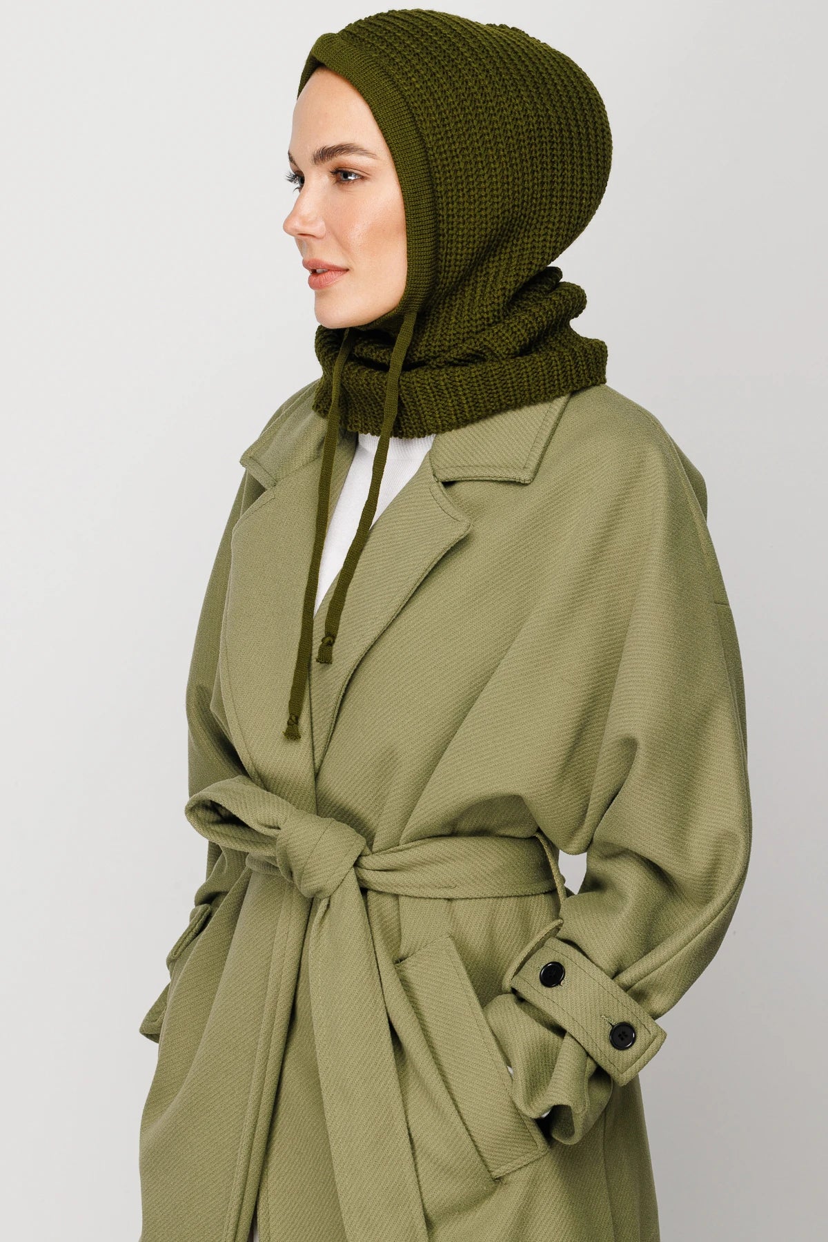 Balaclava Triko Başlık