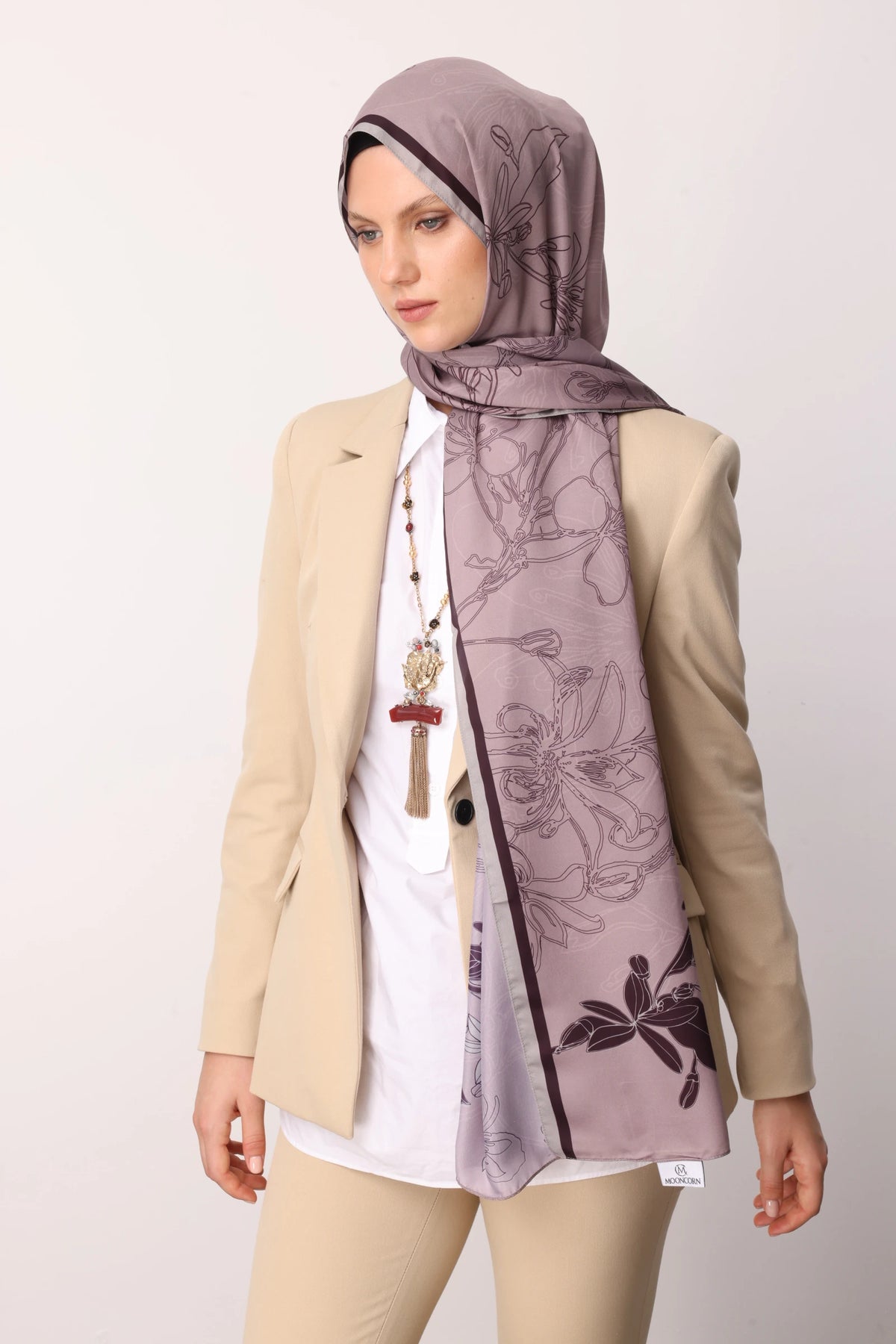 Yekta Desen Sakura İpek Şal