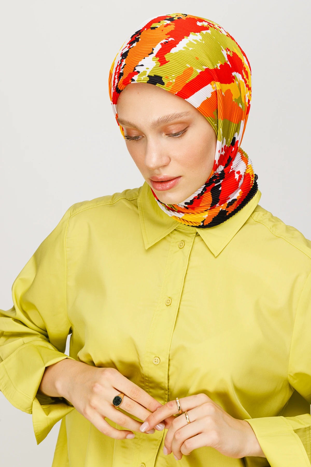 Batik Desen Pilise Eşarp