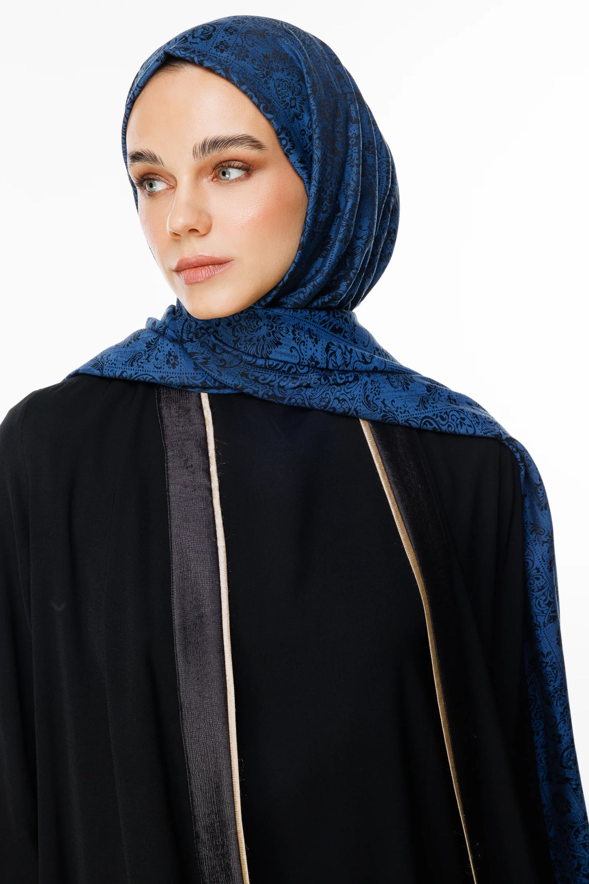Henna Desen Çift Taraflı Şal
