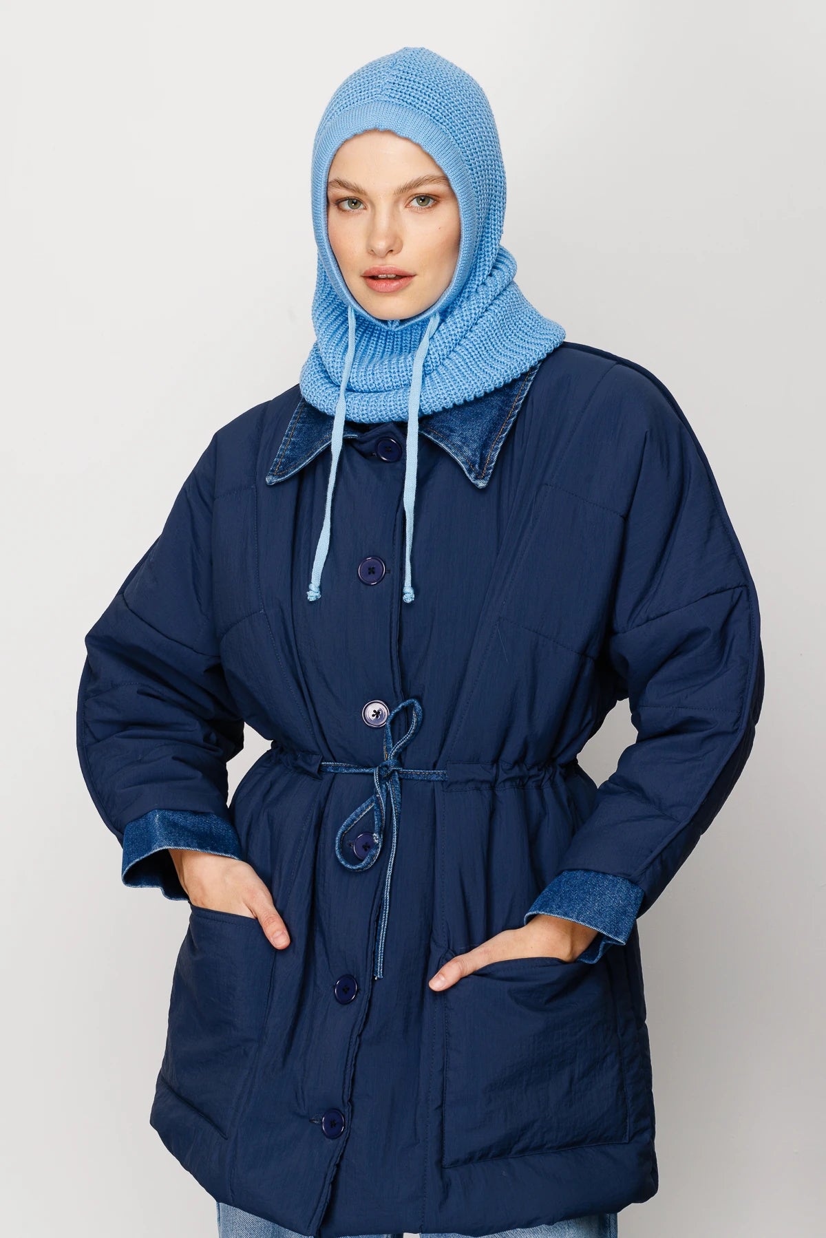 Balaclava Triko Başlık