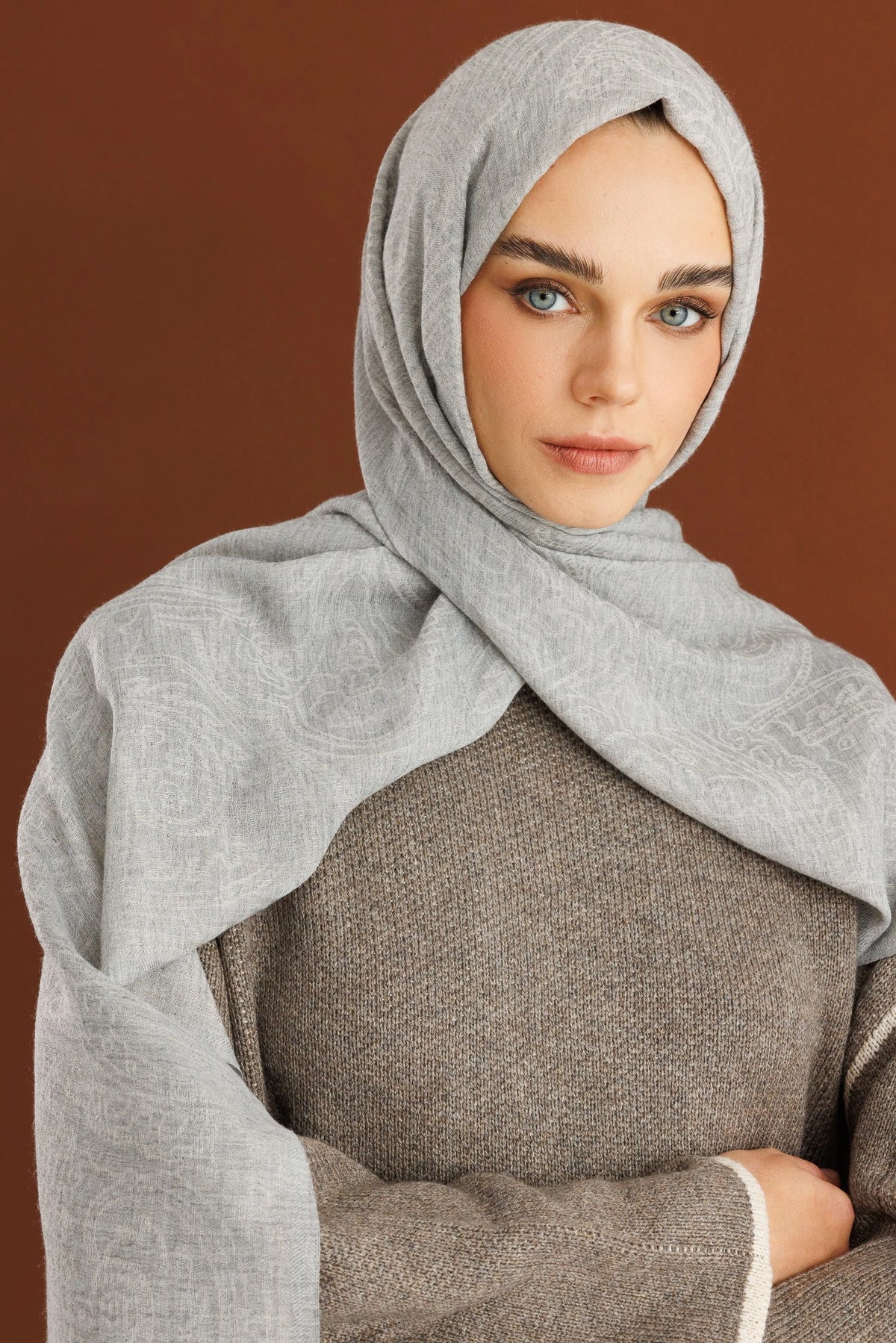 Rumi Desen Yün Kaşmir Şal