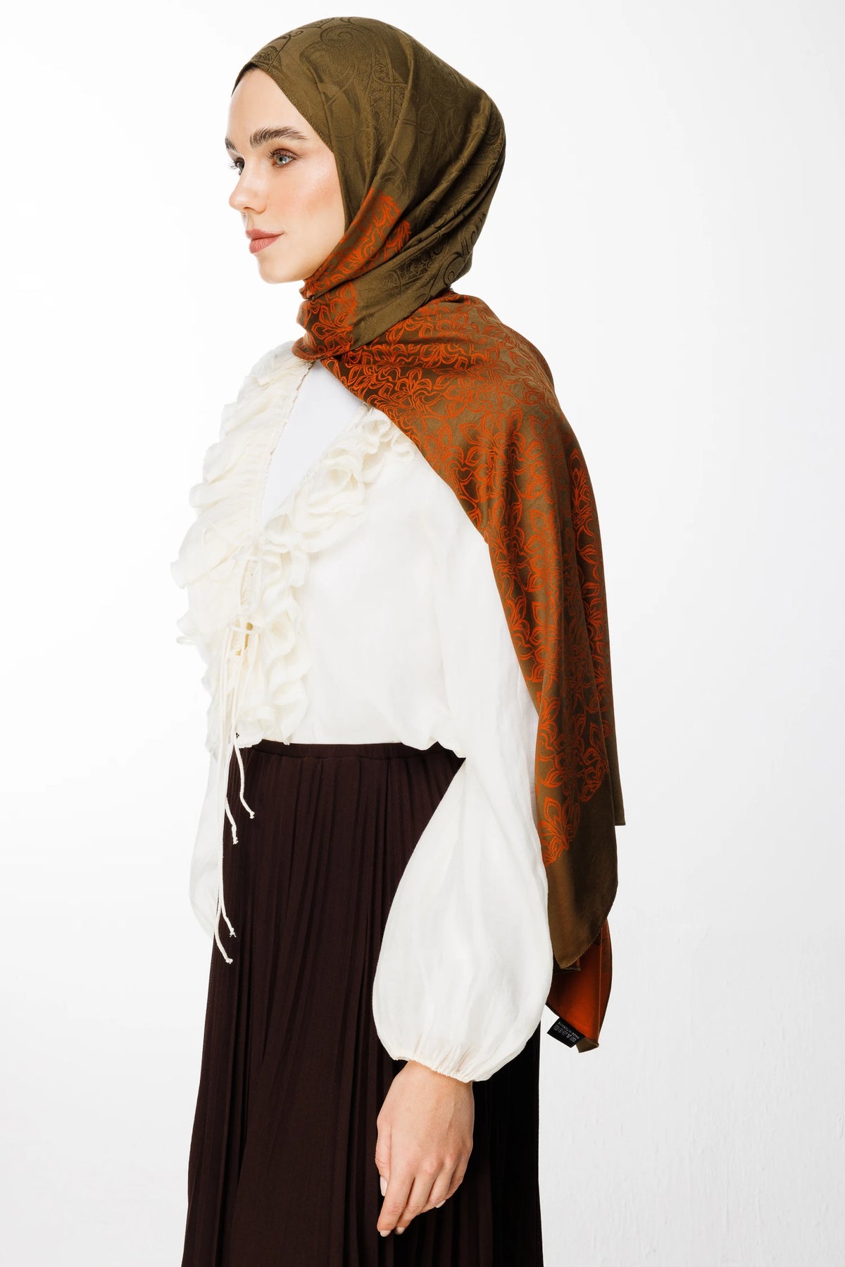 Nora Desen Çift Taraflı Şal