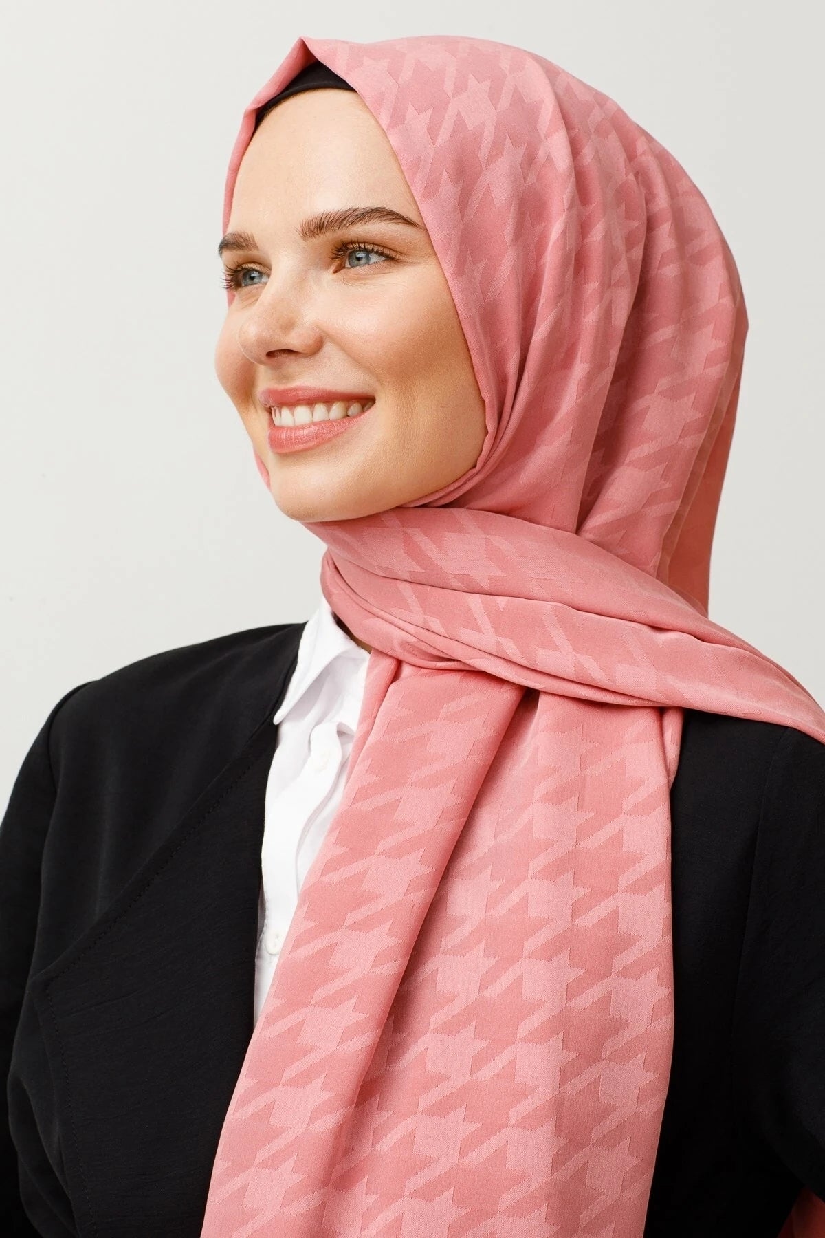 Kazayağı Desen İpeksi Jakar Şal