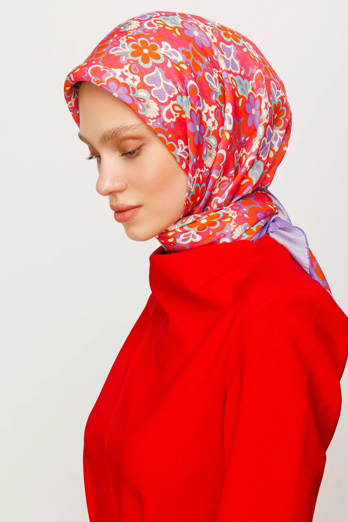 Daisy Desen Dijital Soft Eşarp
