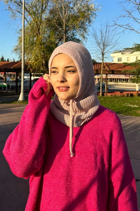Balaclava Triko Başlık