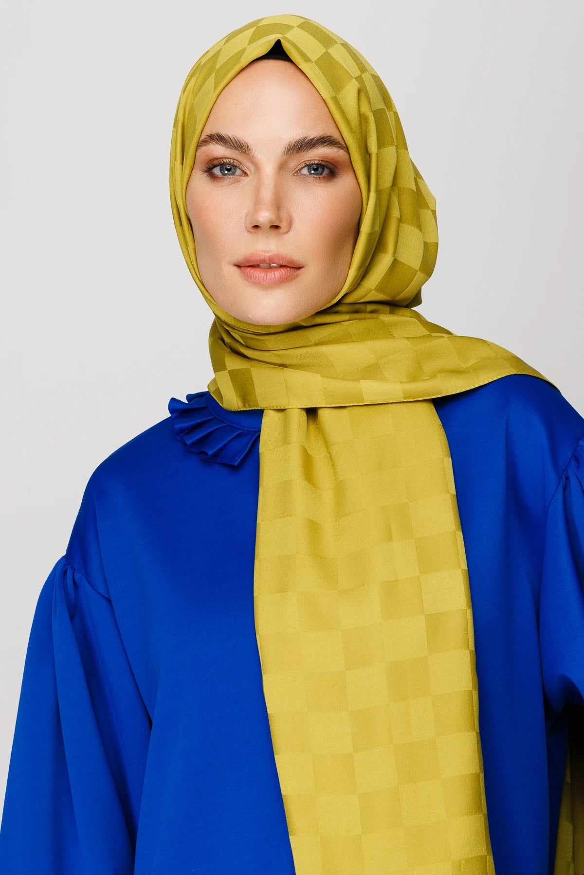 Dama Desen İpeksi Jakar Şal