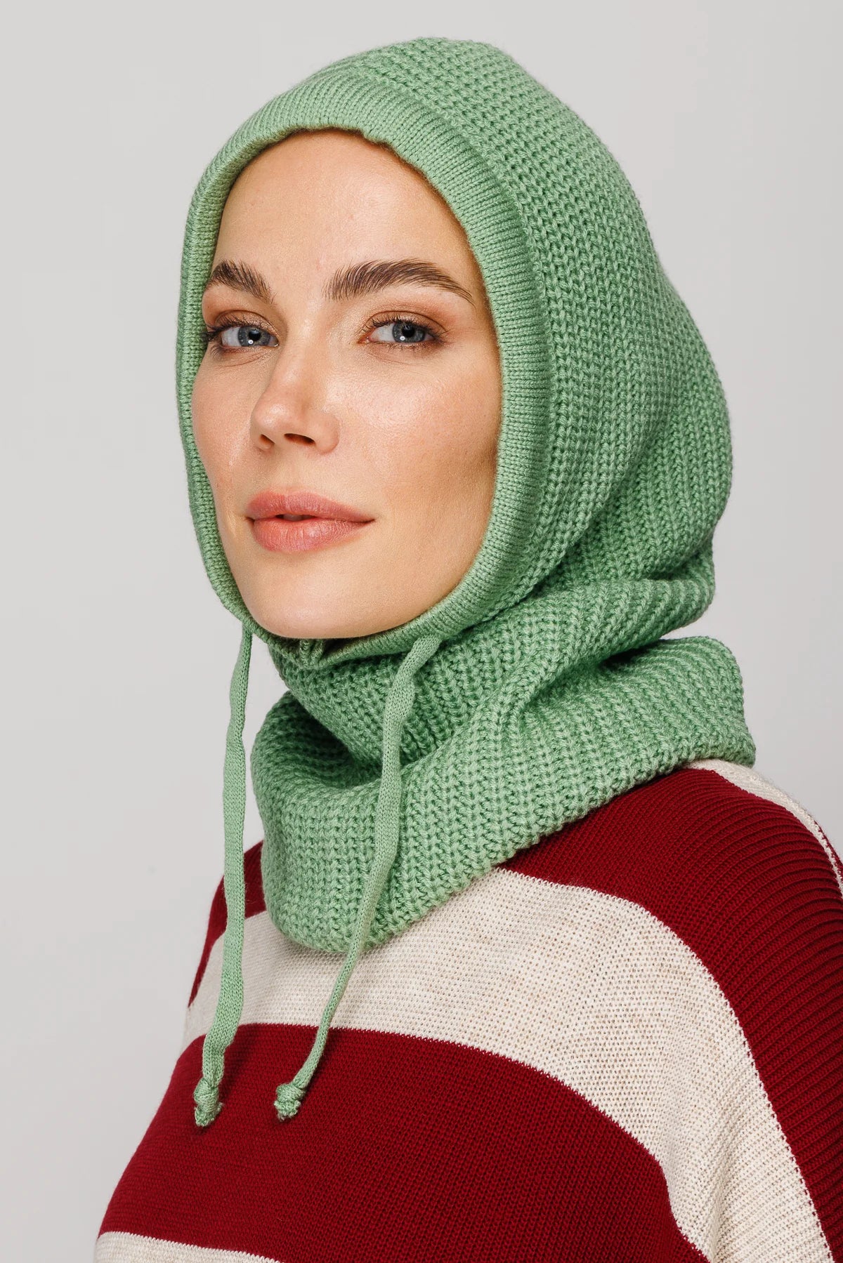 Balaclava Triko Başlık