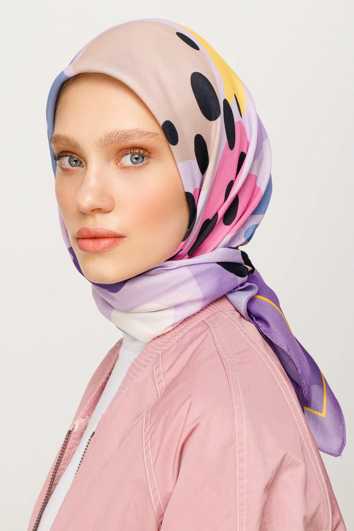 Bloom Desen Dijital Soft Eşarp