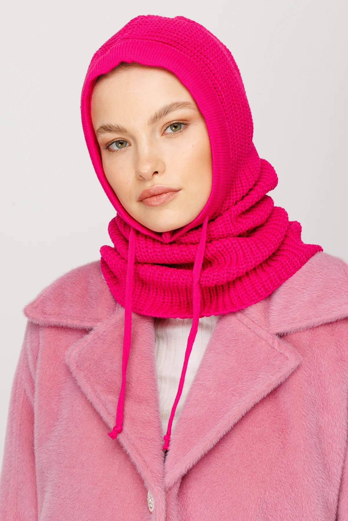 Balaclava Triko Başlık