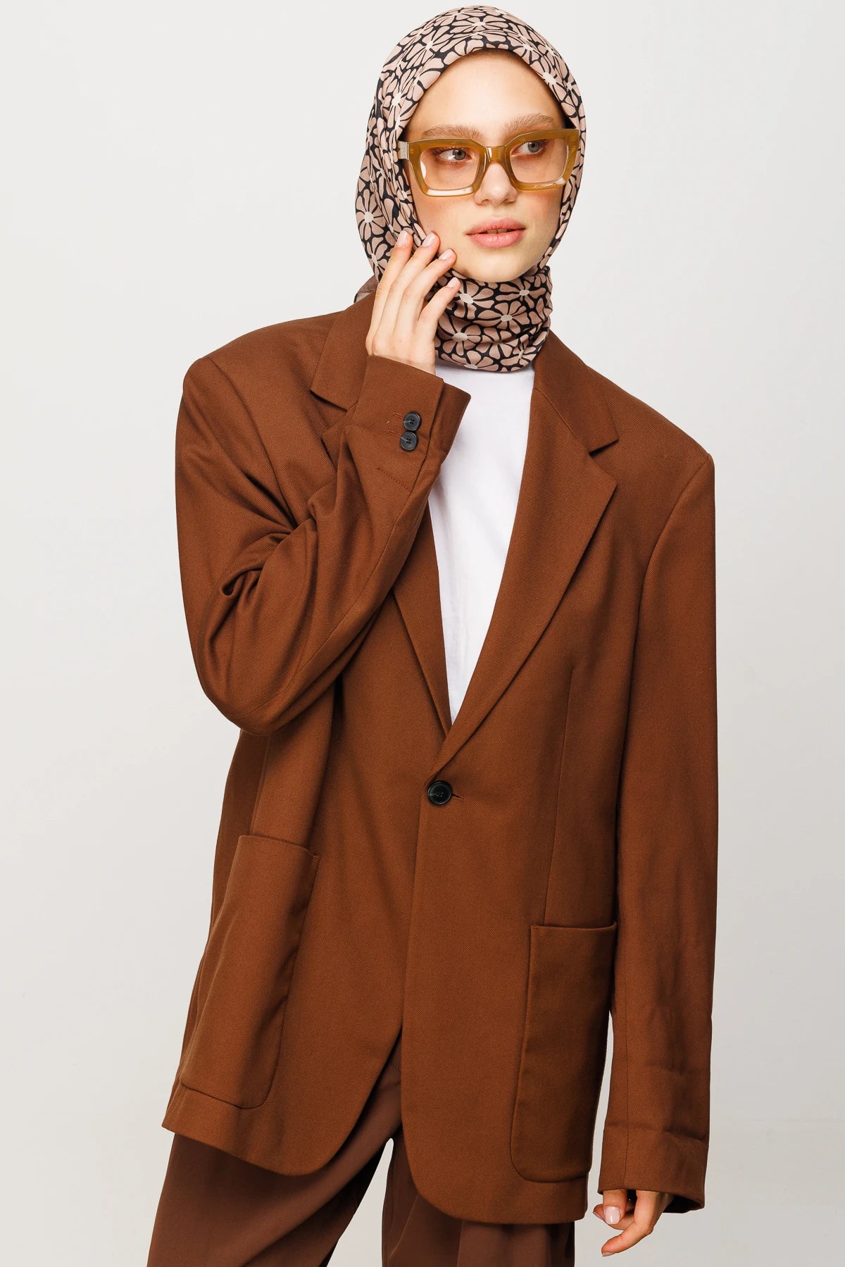 Clover Desen Dijital Soft Eşarp