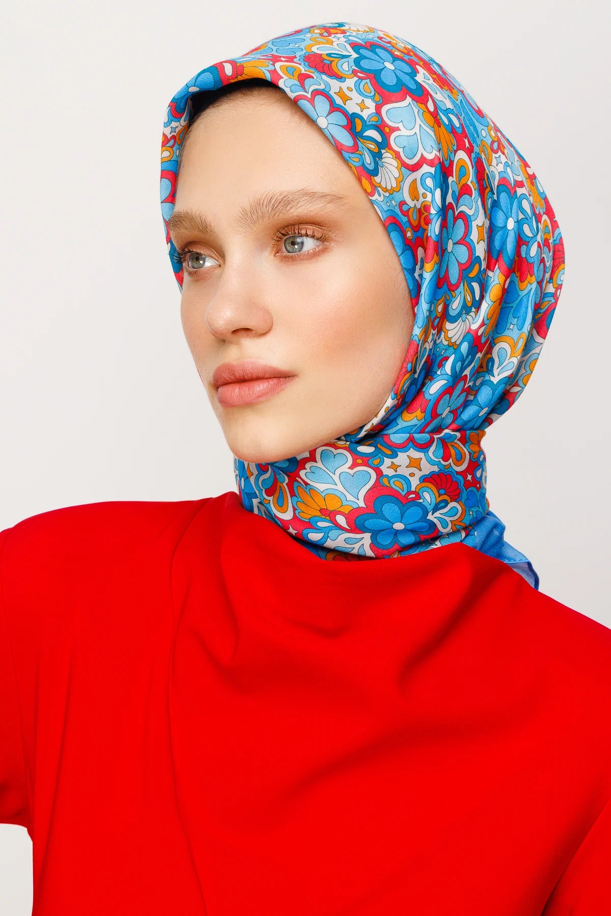 Daisy Desen Dijital Soft Eşarp