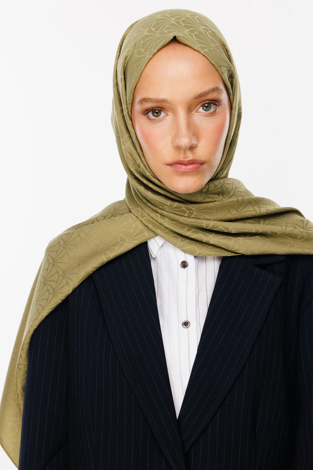 Lotus Desen İpeksi Jakar Şal