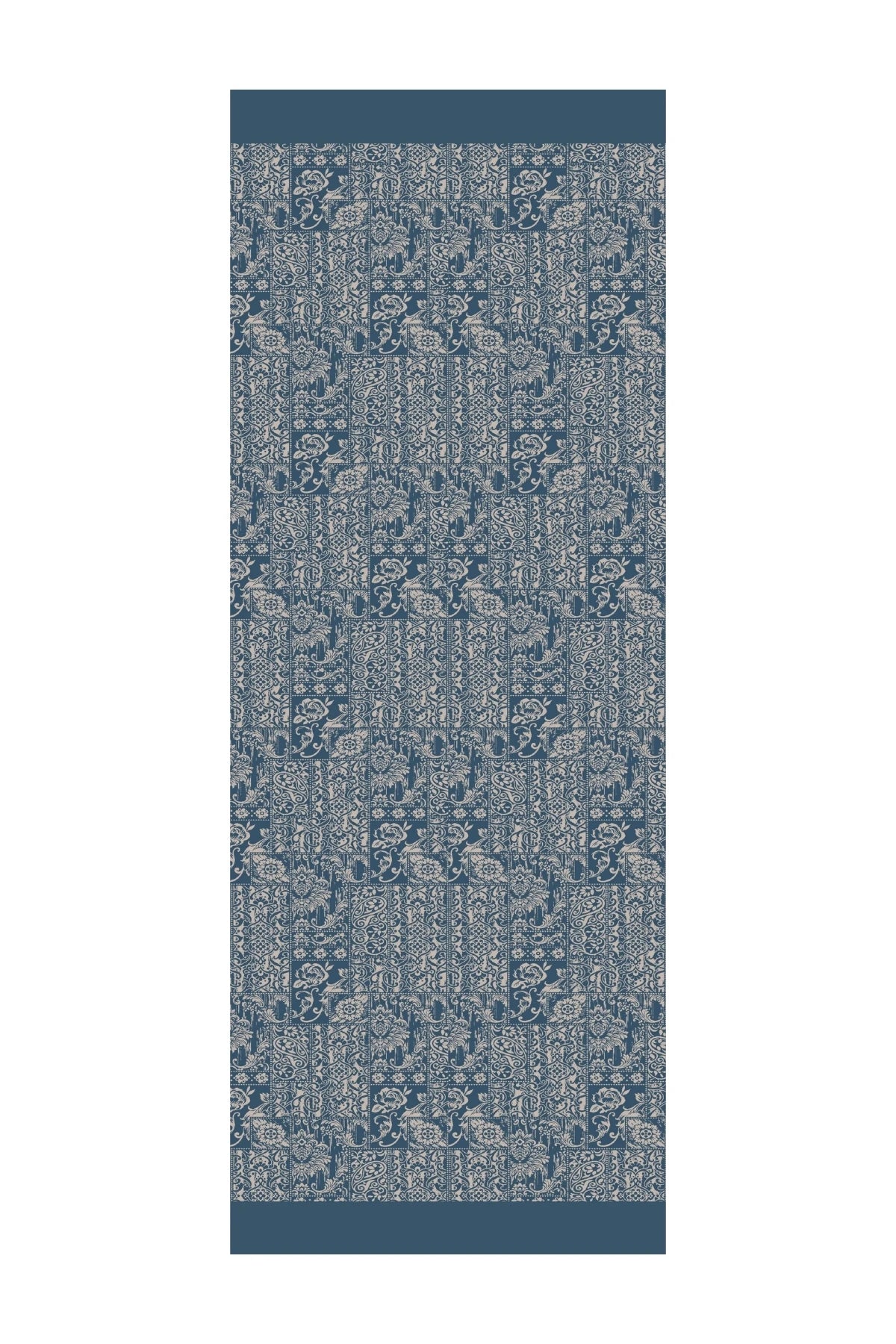 Henna Desen Çift Taraflı Şal