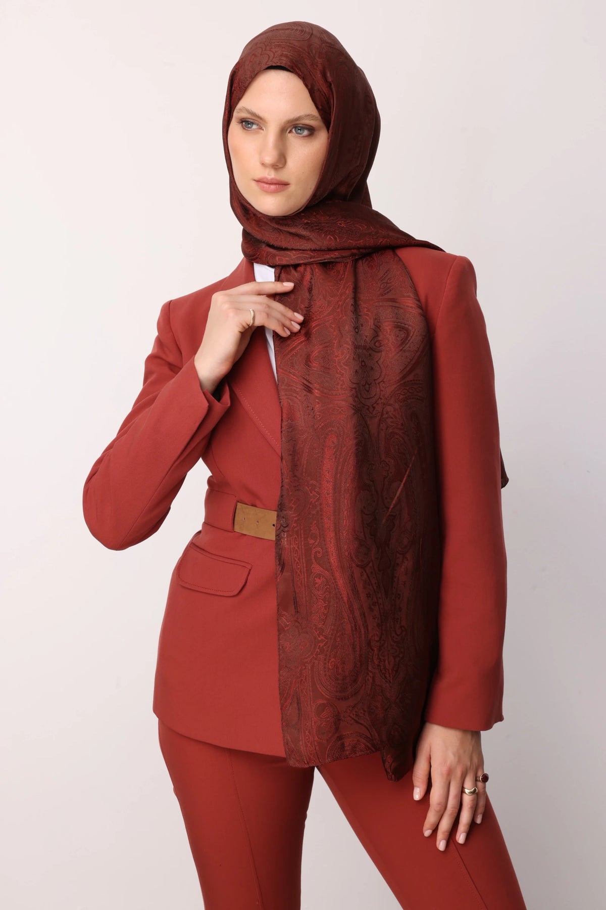 Liva Desen Shine Line Şal