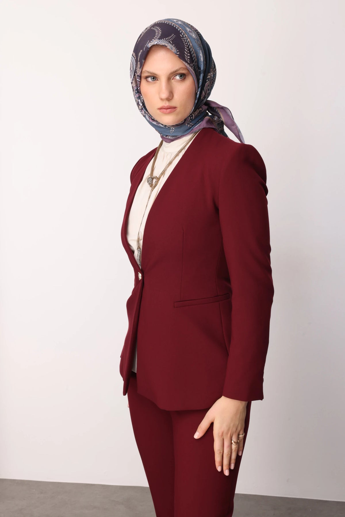 Virel Desen Pamuk Eşarp