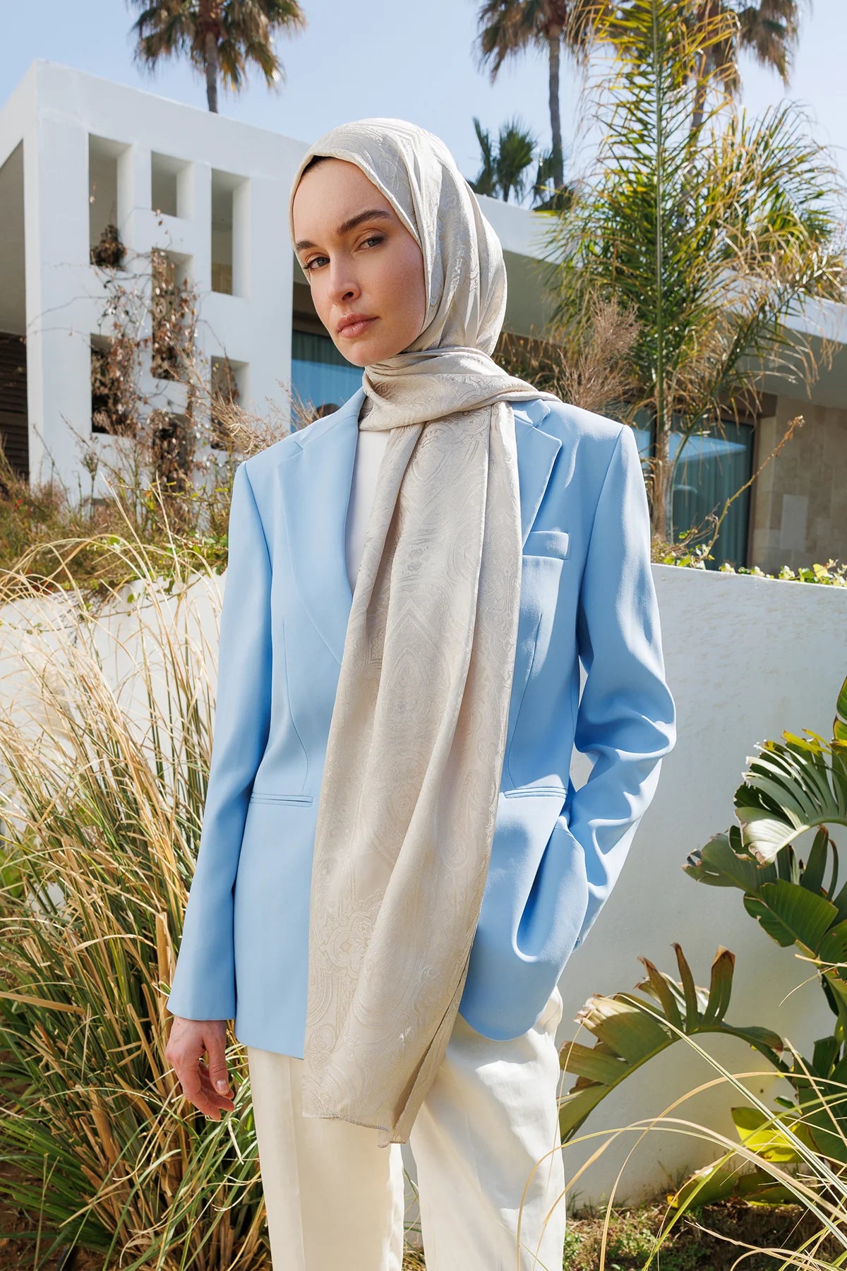 Liva Desen Shine Line Şal