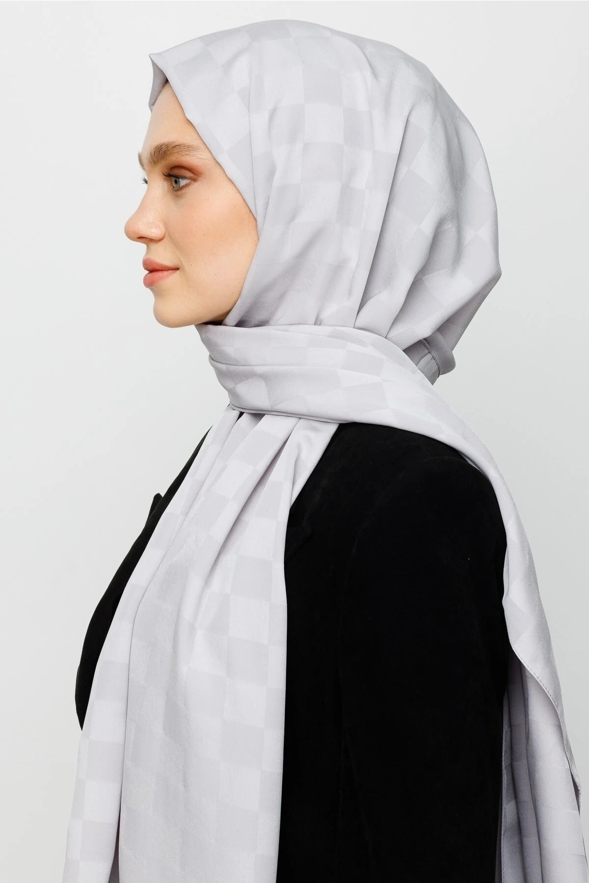 Dama Desen İpeksi Jakar Şal