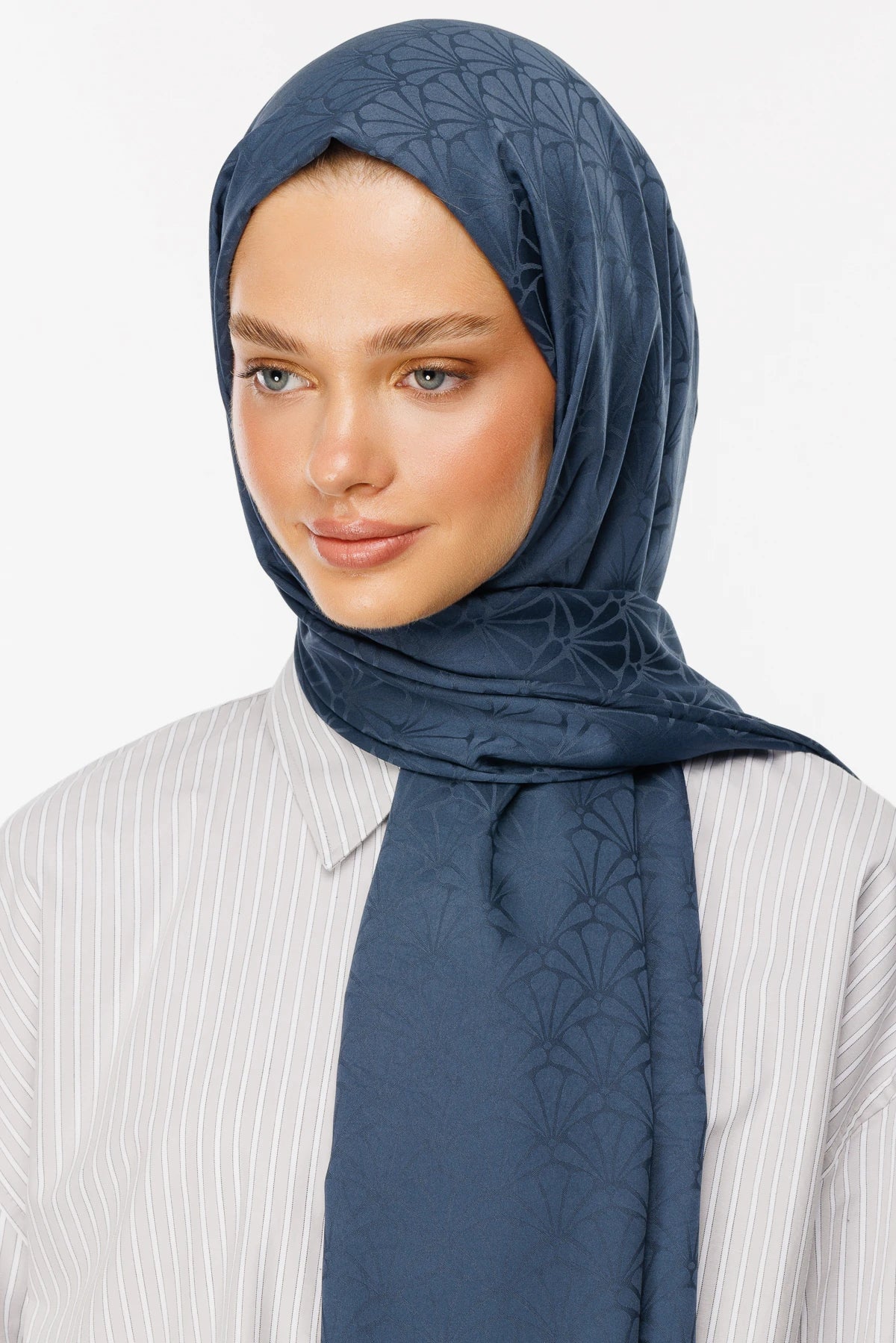 Lotus Desen İpeksi Jakar Şal
