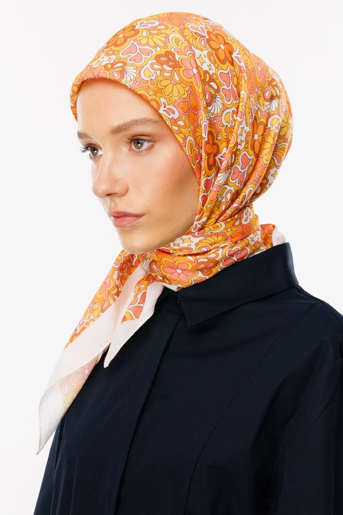 Daisy Desen Dijital Soft Eşarp