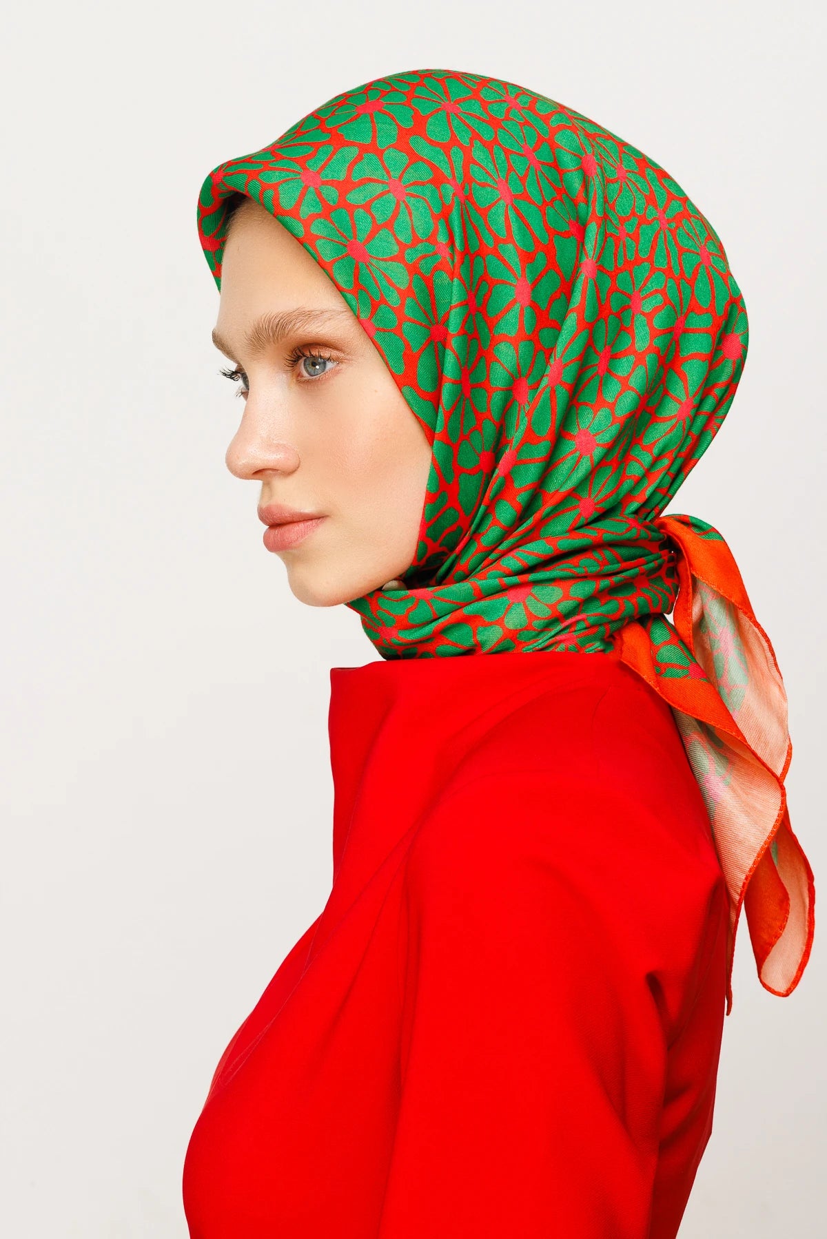 Clover Desen Dijital Soft Eşarp