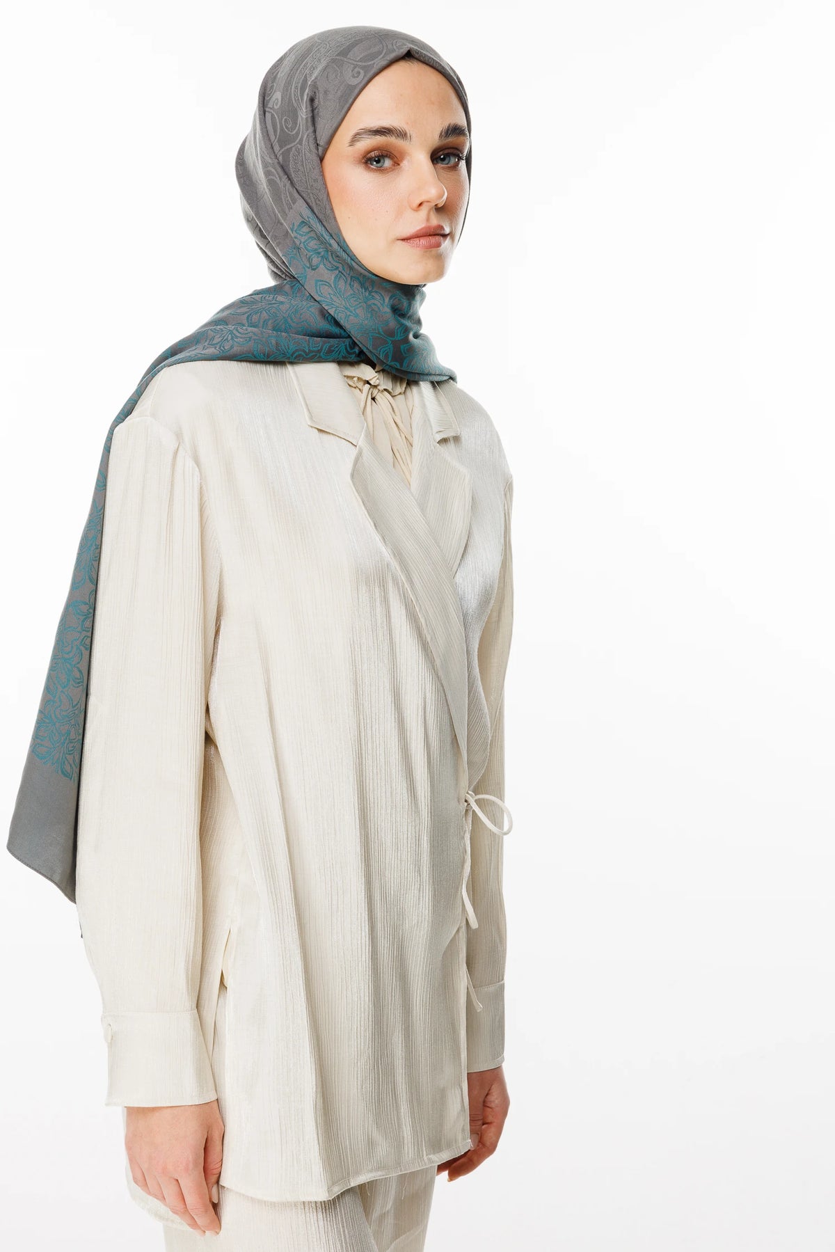 Nora Desen Çift Taraflı Şal