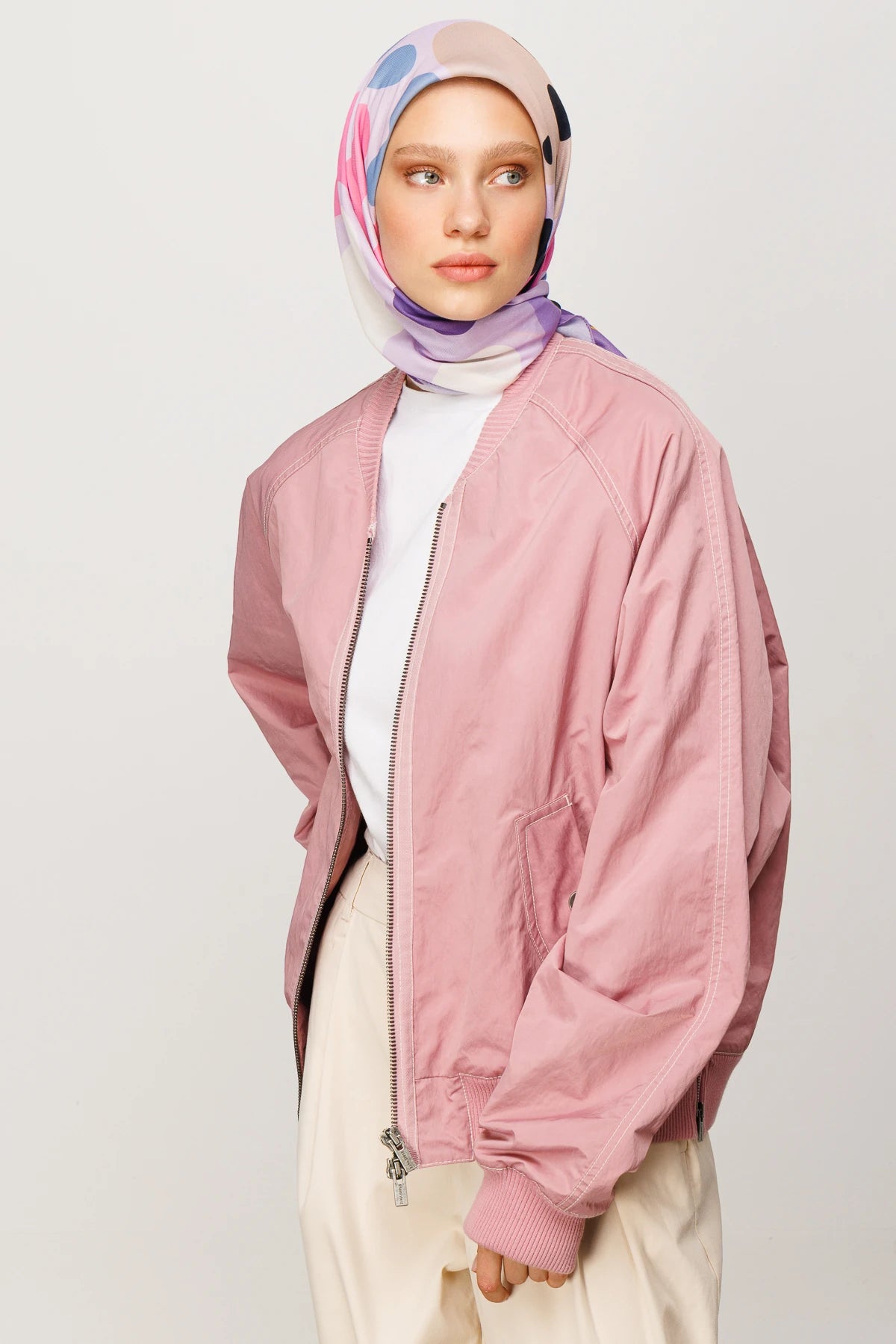 Bloom Desen Dijital Soft Eşarp