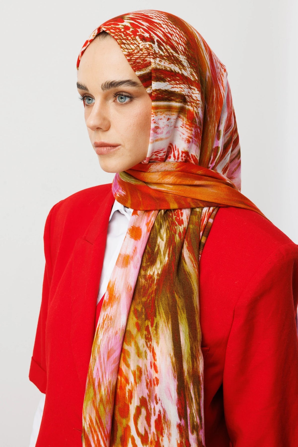 Leopar Desen Rami Şal