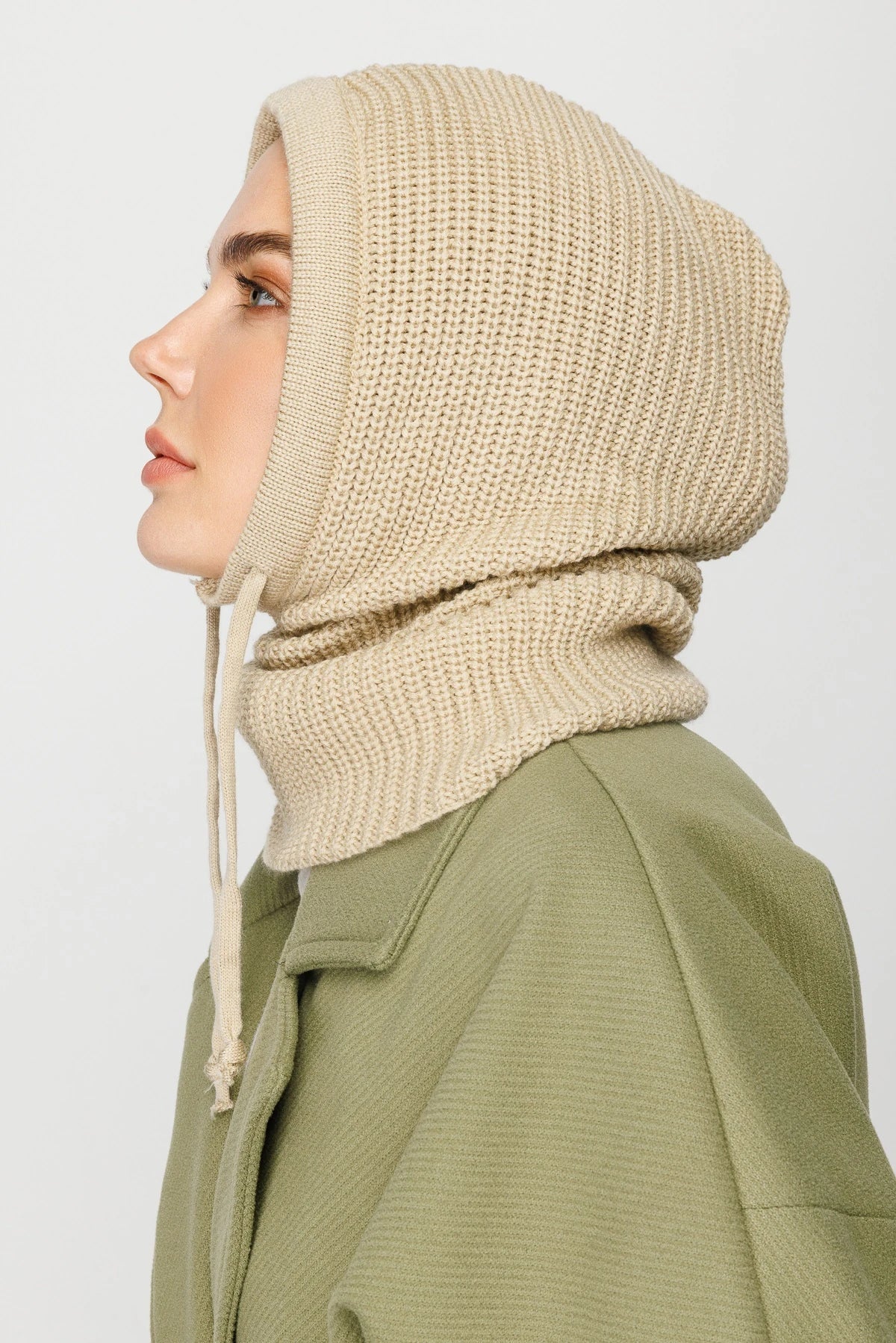 Balaclava Triko Başlık