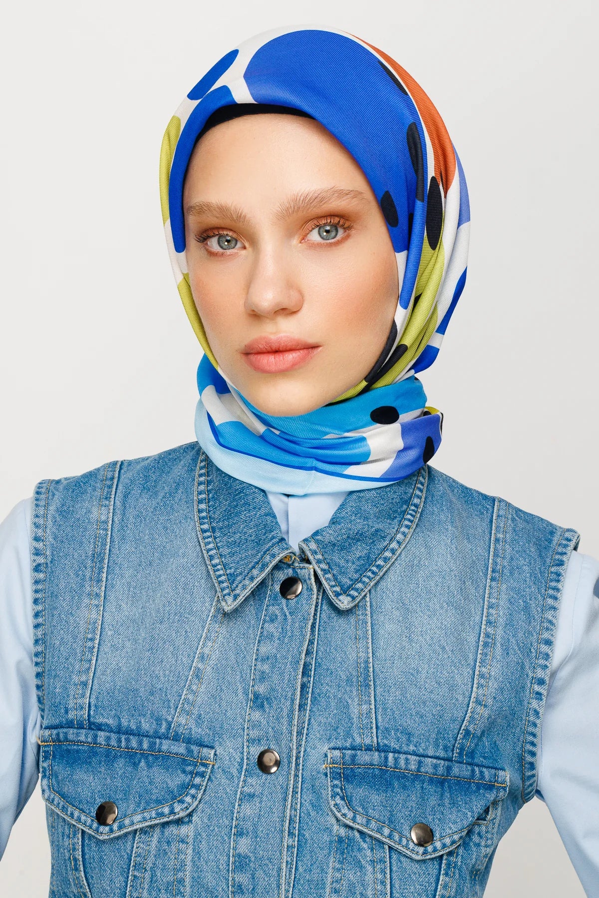 Bloom Desen Dijital Soft Eşarp