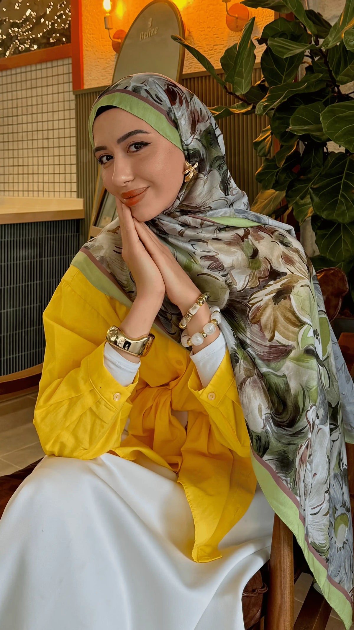 Rossel Desen Pamuk Şal